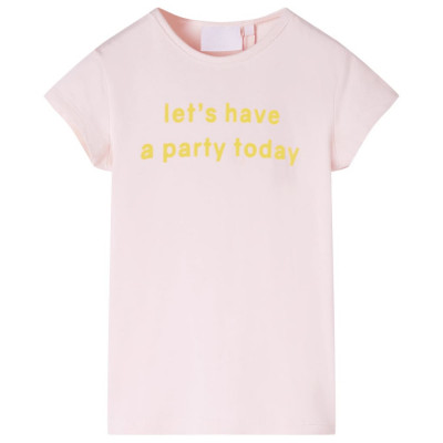 Tricou pentru copii, roz pal, 128 foto