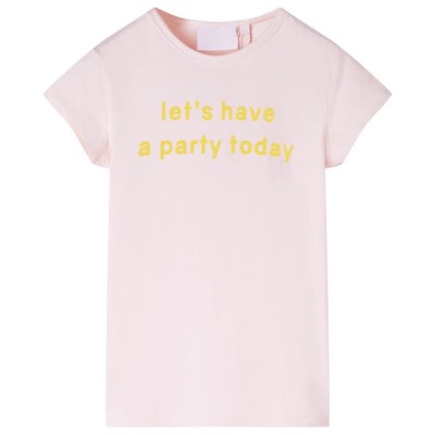 Tricou pentru copii, roz pal, 116 foto