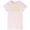 Tricou pentru copii, roz pal, 140