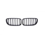 Set 2 grile duble, negru lucios, M Design pentru BMW E90 Facelift