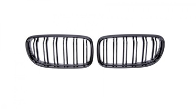 Set 2 grile duble, negru lucios, M Design pentru BMW E90 Facelift foto