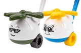 Jucarie zornaitoare de impins, TechnoK, elicopter, pentru baieti