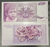 IUGOSLAVIA 50 DINARA / DINARI 1990 , UNC , P - 104a , necirculata