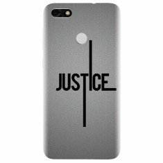 Husa silicon pentru Huawei Y6 Pro 2017, Amir Justice Minimalistic Nubheebuccus Text foto