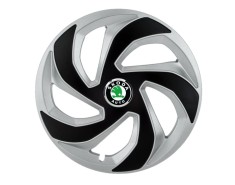 Set 4 capace roti Lama dual crom R15 pentru gama auto Skoda