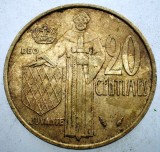 1.513 MONACO RAINIER III 20 CENTIMES 1978 RARA
