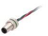 Conector M5 3 PIN IP67 60V 100mm 1A