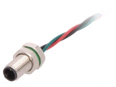Conector M5 3 PIN IP67 60V 100mm 1A