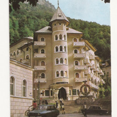 RC14 -Carte Postala-Baile Herculane, Hotel Cerna, circulata 1988