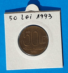 Moneda 50 Lei 1993 in stare foarte buna foto