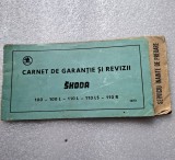 Carnet de garanție și revizii Skoda 100-100L-110L-110LS-110R anul 1973