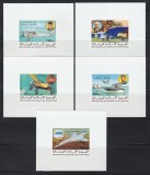 Mauritania 1979 - Istoria aviației, Colita NDT + 5 Colite DE LUX NDT, F. RARE, MNH