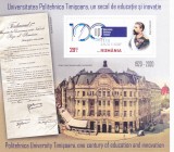 UNIVERSITATEA POLITEHNICA TIMISOARA,BLOC,2020,MNH.ROMANIA., Istorie, Nestampilat