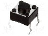 Microintrerupator 6x6mm, OFF-(ON), SPST-NO, NINIGI -