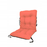 Perna sezut/spatar pentru scaun de gradina sau balansoar, 50x50x55 cm, culoare orange, Palmonix