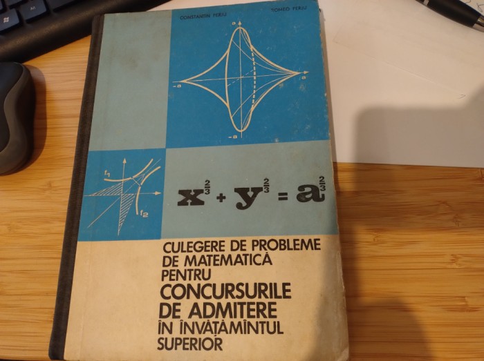 Culegere de probleme de matematică &icirc;nvățăm&acirc;nt superior. Perju