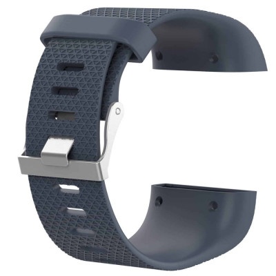 Curea Bratara Edman pentru Fitbit Surge, marimea L, Albastru foto