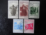 Romania-Expozitia cercetaseasca-serie completa-stampilate, Stampilat