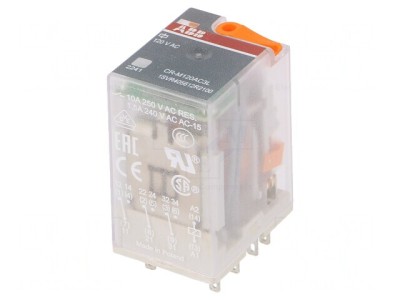 Releu Electromagnetic 3PDT 120VAC 10A foto
