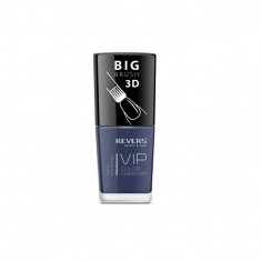 Lac de unghii Vip, 3D, Revers, albastru, mat, 12 ml, Nr 010