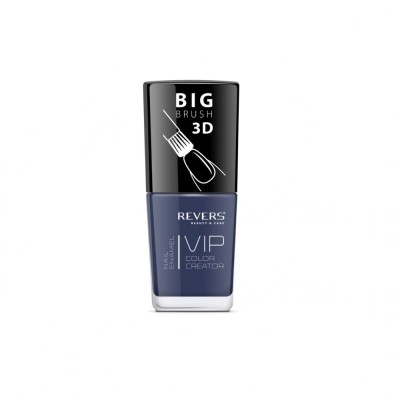Lac de unghii Vip, 3D, Revers, albastru, mat, 12 ml, Nr 010 foto