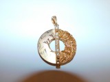 LOUIS VUITTON, pandantiv vintage anii 50 , spectaculos, original