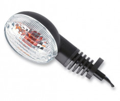 Lampa semnalizare moto fata spate, stanga dreapta (culoare alba) DERBI GPR, SENDA; KAWASAKI EX, NINJA; MBK XQ; YAMAHA DT, MT-03, TZR, XQ, XT 50-660 du foto