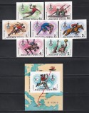 Ungaria 1980 - Jocurile Olimpice - Moscova, Serie + Colita, NDT, MNH