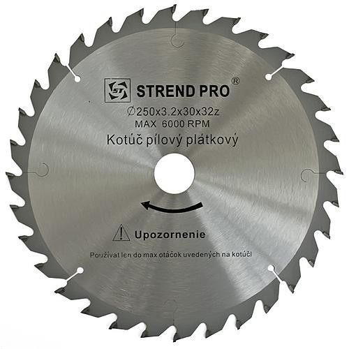 Strend Pro SuperSaw NWG 250x3,2x30 32T, p&acirc;nza de ferăstrău pentru lemn, SK slices
