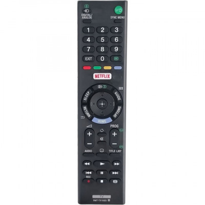 Telecomanda pentru Sony RMT-TX102D, x-remote, Netflix, Negru foto