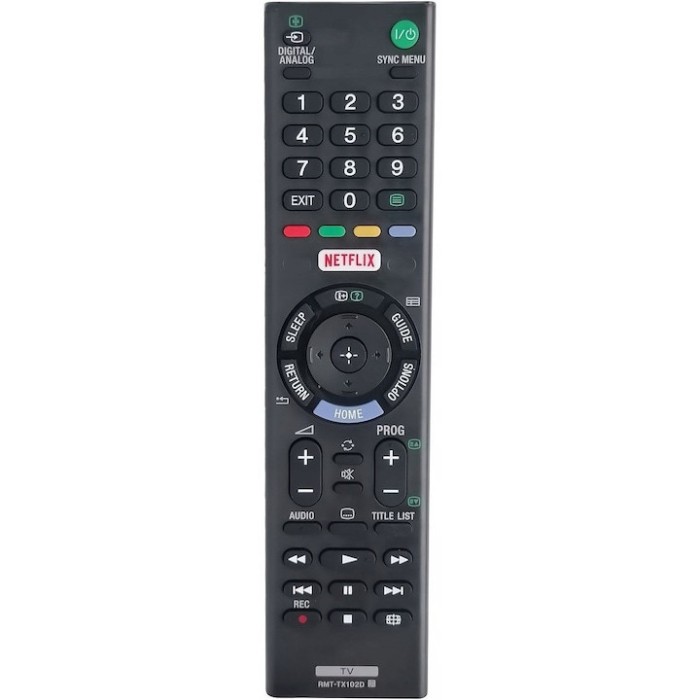 Telecomanda pentru Sony RMT-TX102D, x-remote, Netflix, Negru