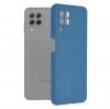 Husa Samsung Galaxy A22 4G Silicon Albastru Slim Mat cu Microfibra SoftEdge, Techsuit