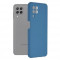 Husa Samsung Galaxy A22 4G Silicon Albastru Slim Mat cu Microfibra SoftEdge
