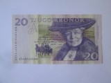 Suedia 20 Kronor 2006 in stare foarte buna,bancnota din imagini