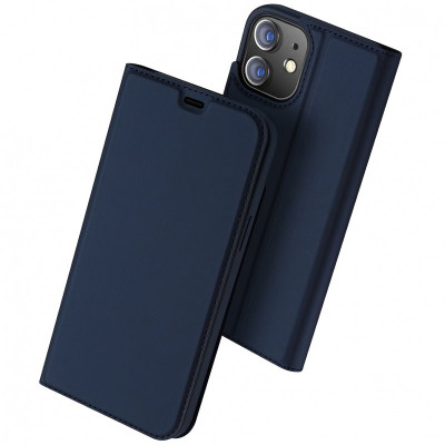 Husa Poliuretan DUX DUCIS Skin Pro pentru Apple iPhone 12 mini, Bleumarin foto