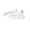 Prelungitor electric alb 3 prize 3m 3500W 3G1.5 Wconn AL3015A03
