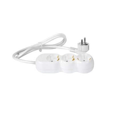 Prelungitor electric alb 3 prize 3m 3500W 3G1.5 Wconn AL3015A03 foto