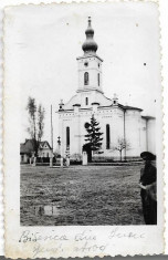 Fotografie biserica din Ineu Arad 1940 foto