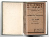 Literatura războiului si Era noua - Eugen Relgis, ed. a II-a, legata, Alcalay