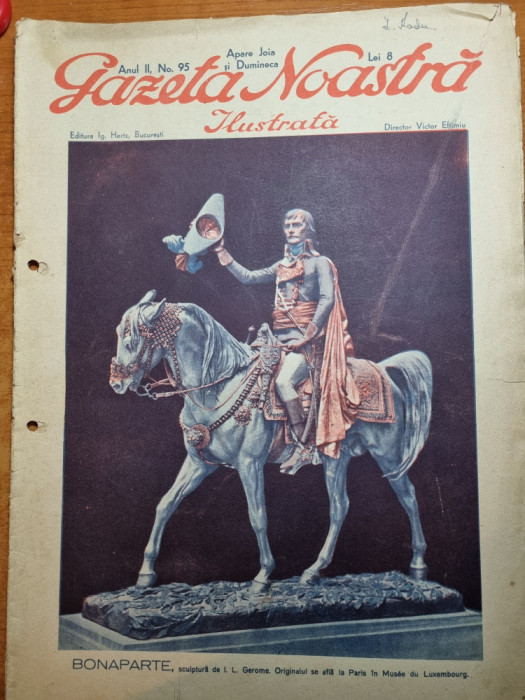 gazeta noastra 31 august 1929-igiena corpupui,charles dickens,moda zilei