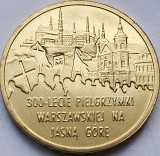 2 Zlote / Zloti 2011 Polonia, Warsaw - Jasna G&oacute;ra Pilgrimage, unc