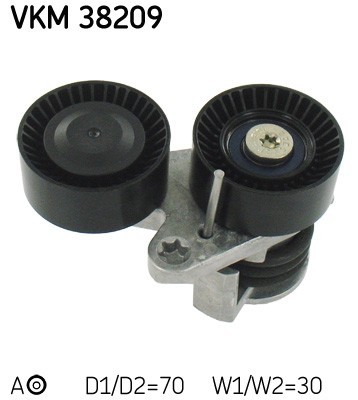 SKF VKM 38209 rola intinzator,curea transmisie
