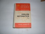Analiza Matematica Aplicatii Vol.1, Catalin-Petru Nicolescu, Albatros, 1986, Romana