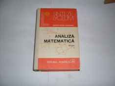 Analiza Matematica Aplicatii Vol.1 - Catalin-petru Nicolescu , 20912