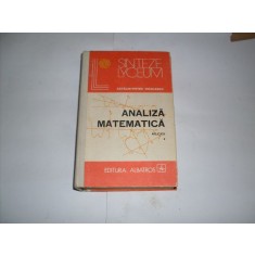 Analiza Matematica Aplicatii Vol.1 - Catalin-petru Nicolescu , 20912