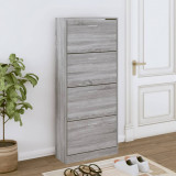 VidaXL Pantofar, gri sonoma, 63x24x147 cm, lemn prelucrat