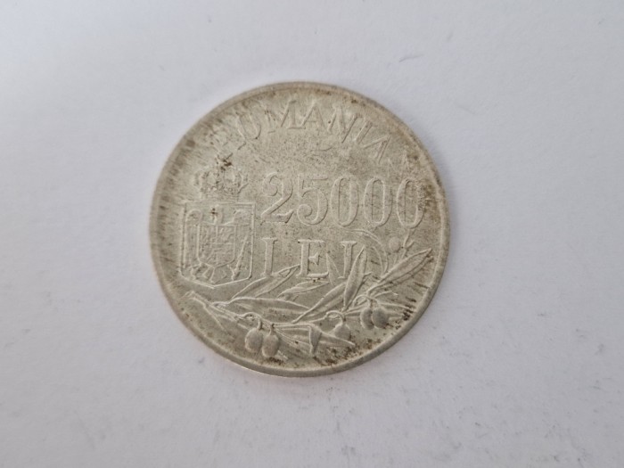 Romania 25000 LEI 1946 Argint Mihai I