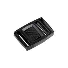 Catarama din plastic pentru textile Crisalida, latime 25 mm, Negru