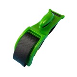 Deviator centura de siguranta, flippy, pentru burtica gravidelor, universal, ajustabil, 21x6 cm, model delfin verde
