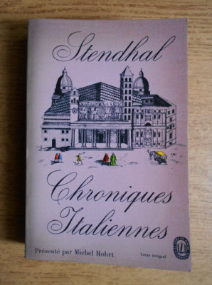 Stendhal - Chroniques italiennes foto